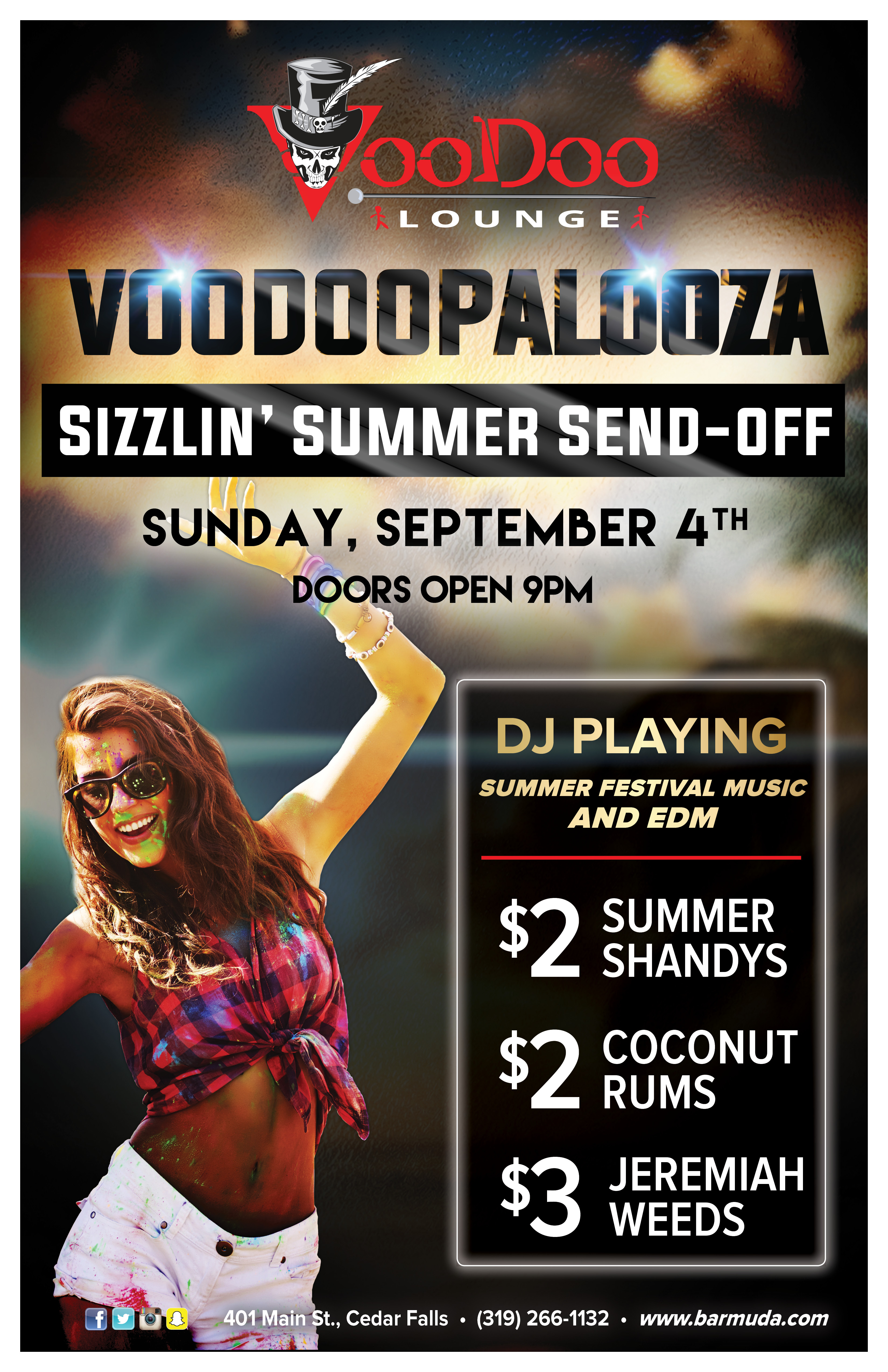 Voodoo Cedar Falls Labor Day